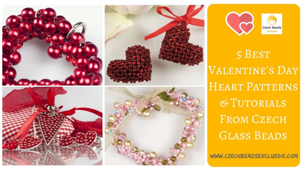 Mix Glass Heart Bead Mix Valentine Bead Mix Valentines Beads Czech Glass  Beads Bohemian Beads Opaque Mix Hearts 6mm 20pc