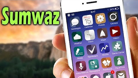 Sumwaz - iOS 7 Winterboard Theme