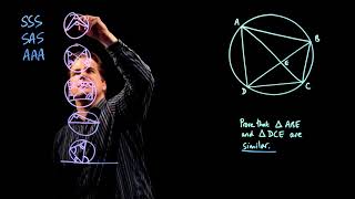 Similar Triangles and Circle Theorems. GCSE 9-1 Maths Edexcel June 2017 Paper 2H Q15