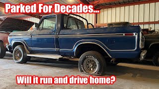 BARN FIND 78 F150! Can we drive it home?