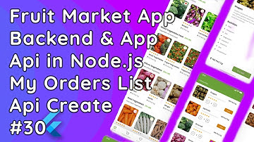 Fruit Market App Backend in Node.js – Create My Orders List API with Express & MySQL 🚀 #30