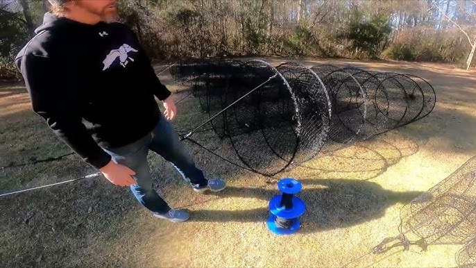 HOOP NETTING MADE EASY: Set Up and STEP by STEP Guide to Setting Out  CATFISH Nets !!! 