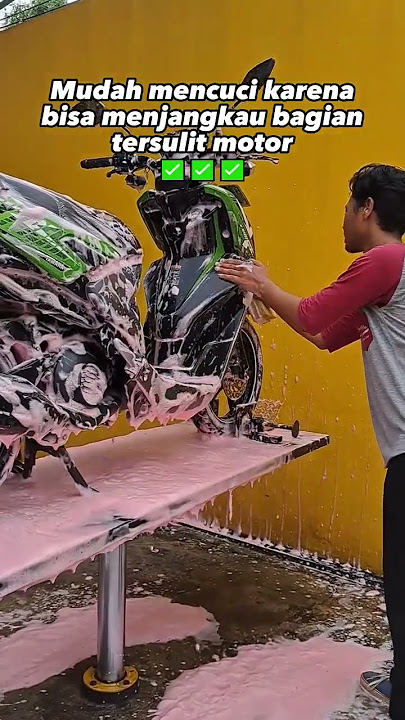 Cuci motor bisa banyak untungnya dengan alat ini #hidrolik #cucimotor #motorsport #sunmori #nr