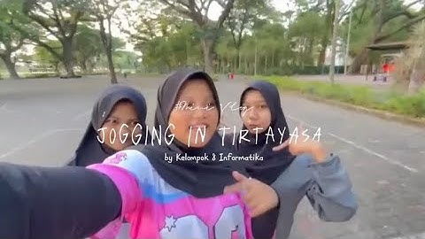 Mini vlog Tugas Informatika | Staying Active After School! Jogging at Tirtayasa Park 🌱✨