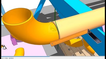 How to fit-up a 90-degree elbow to a pipe. Fast method.