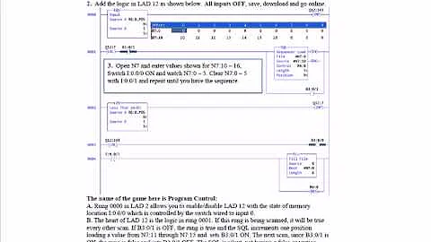 ADV2B 09 - JMP LBL Instructions RSLogix500, A PLC Tutorial.avi