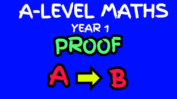 Equivalence Notation - PROOF - New A-LEVEL Maths Year 1