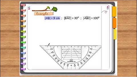 Comment construire un triangle connaissant 1 côté et 2 angles ?