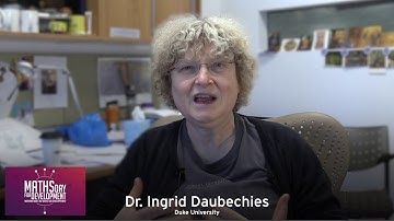 Video address by Ingrid Daubechies for the conference "Math Day for Development"