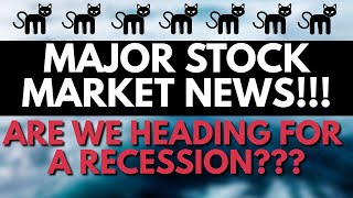 ARE WE HEADING INTO A RECESSION OR A STOCK MARKET CRASH -  CONSUMER CONFIDENCE IS CRASHING