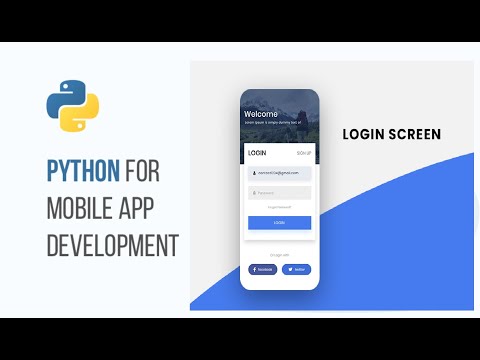 KivyMD Login System App in Python