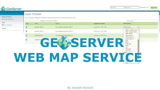 GeoServer Tutorial 6 - Web Map Service Operations