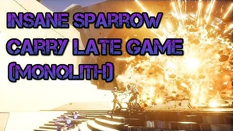 Paragon: Sparrow The Carry Monolith Needs