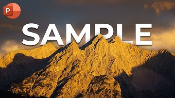 Text Behind An Object Slide Animation | PowerPoint Tutorial - Step By Step