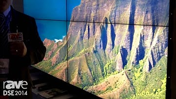 DSE 2014: NEC Display Solutions Exhibits X554UN Ultra-Thin Bezel Videowall Display