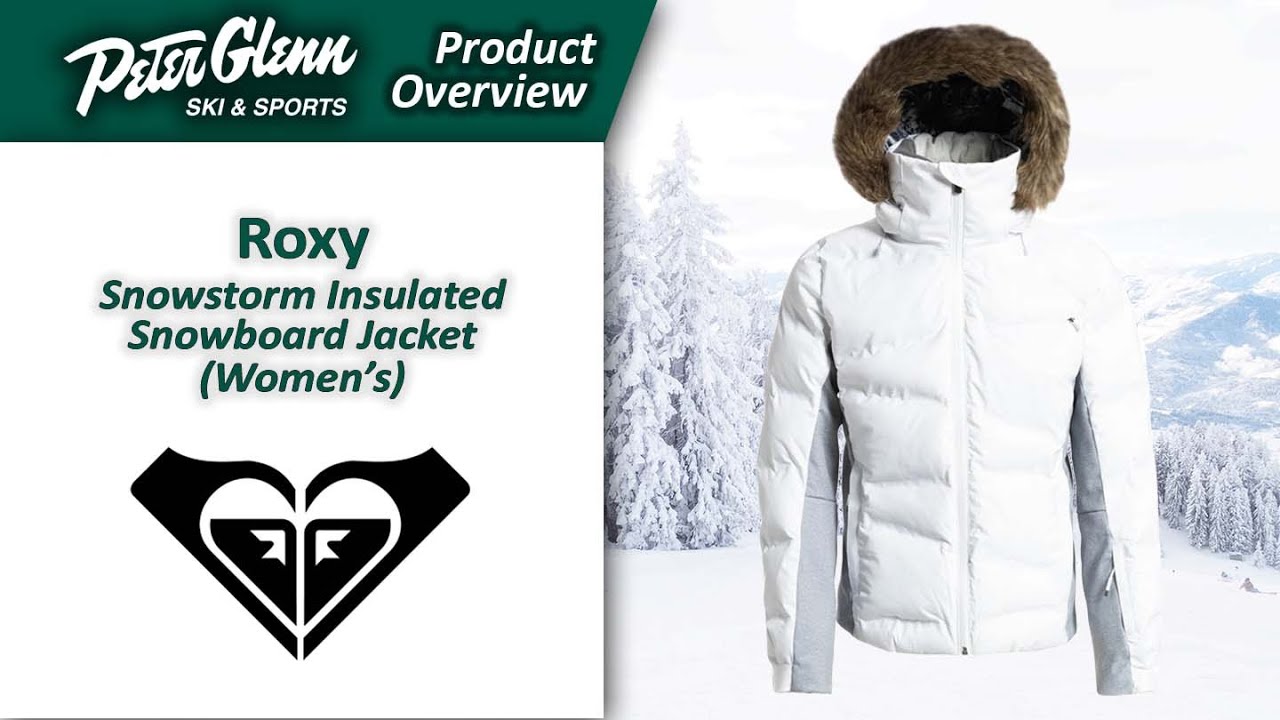 Roxy Peter Insulated Jacket Glenn Snowstorm Snowboard | (Womens\')