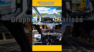 Drive Real Truck Sim Vs Cargo Van Sim 😀#shorts#comparison #trendingshorts #gaming #viralshorts