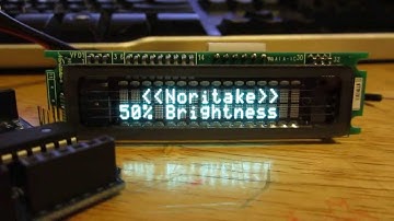 Noritake-Itron Vacuum fluorescent display