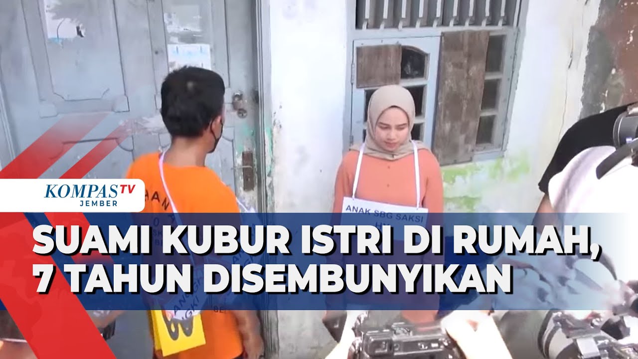 Polrestabes Makassar Rekonstruksi Kasus Istri Dikubur Suami dalam Rumah selama 7 Tahun di Makassar