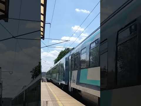 Průjezd vlaku v Jeseníku nad Odrou #train #trainspotting