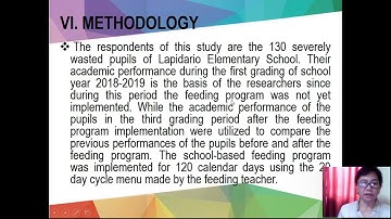 Impact of the School-Based Feeding Program on the Academic Performance of Severely Wasted Pupils