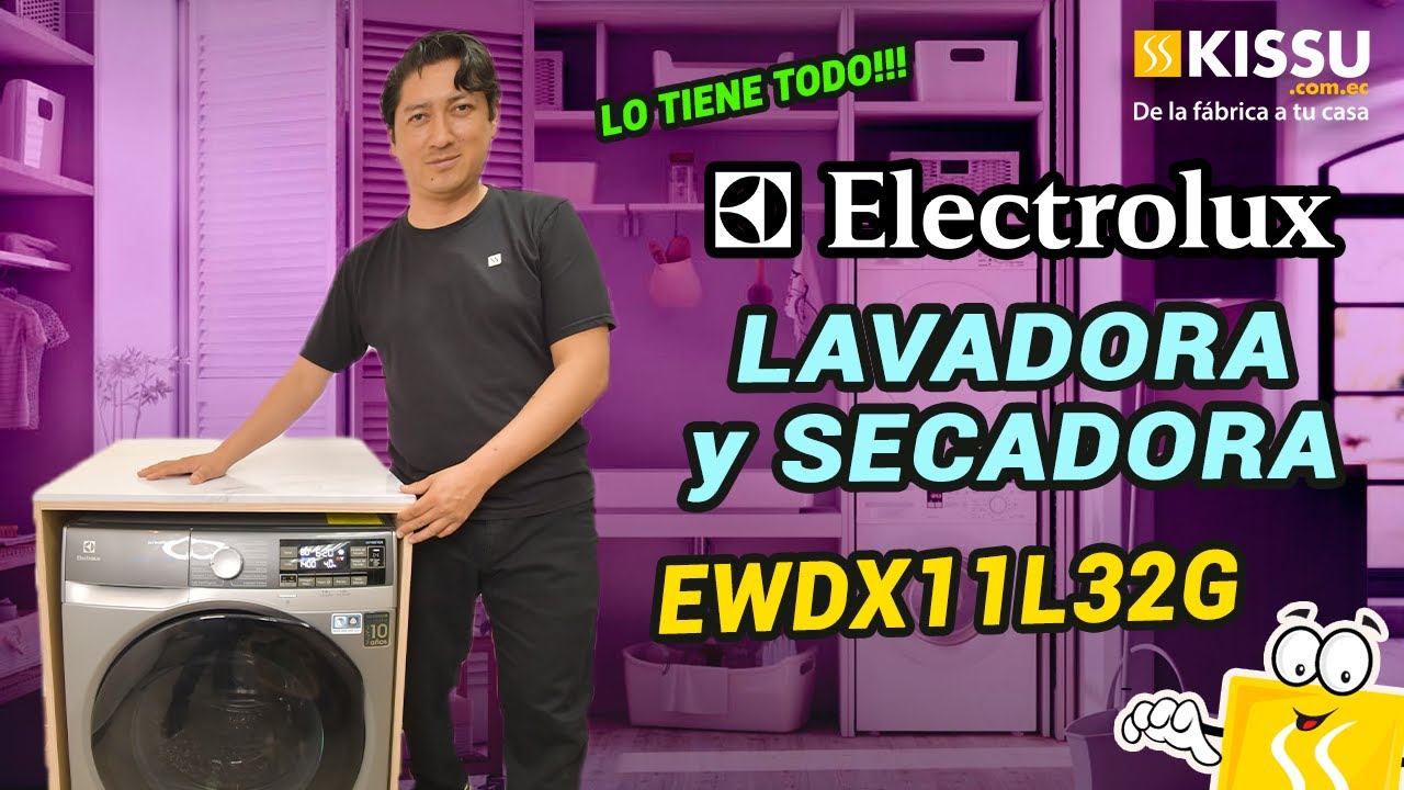 🧺 Lavadora Secadora EWDX11L32G ¿Lo tiene todo? 🧦 - YouTube