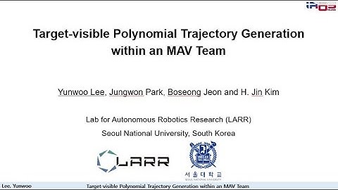 Target-visible Polynomial Trajectory Generation within an MAV Team