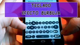 Teclado con efecto burbuja   | DYNAMIC KEYBOARD  | screenshot 1