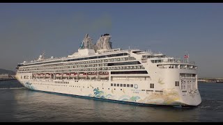 EXPLORER DREAM 神戸港を出港　2019.05.23
