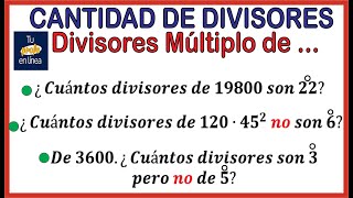 NUMBER OF DIVISORS 06: Multiple Divisors of a Number