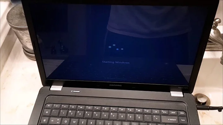 Compaq Presario CQ56 Black Screen/Caps Lock Light Temporary Fix