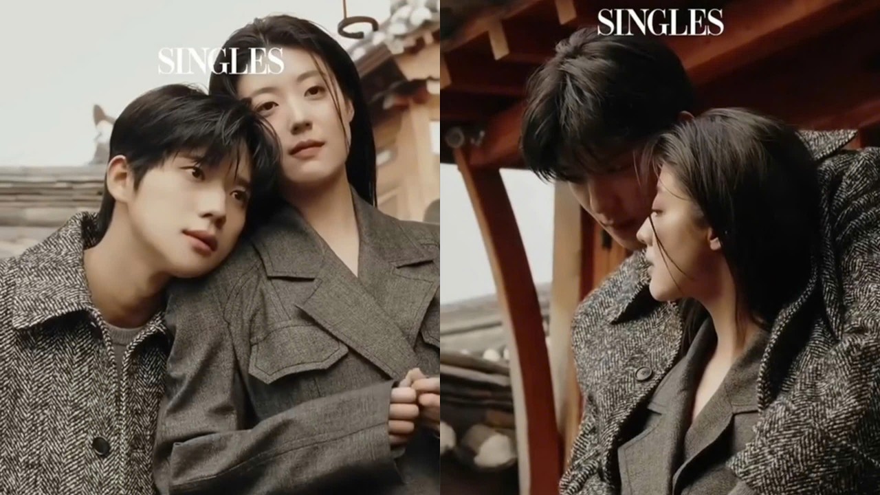 Замечена поклонница: не слишком ли откровенно журнал Singles продвигает пару Сан-мина и Джи-хён?