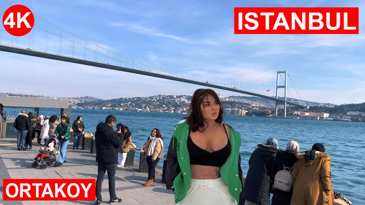 ОРТАКОЙ СТАМБУЛ 4K - МЕЧЕТЬ ОРТАКОЙ СТАМБУЛ - ОРТАКОЙ БАЗАР - ПЕШЕХОДНАЯ ЭКСКУРСИЯ ПО ОРТАКОЙ 4K