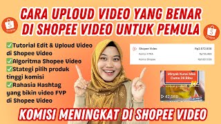 PEMULA WAJIB TAU ‼️Cara Uploud Video Yang Benar di SHOPEE VIDEO