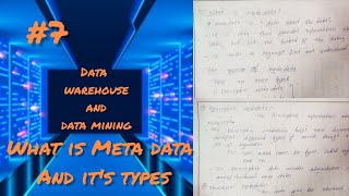 #7 what is Meta data and it's types #dwdm |Data warehousing and Data mining|