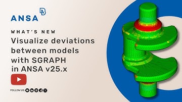Visualize deviations between models with SGRAPH in ANSA v25.x