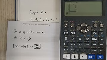 CASIO 570EX (new) for Sample Mean and Sample Standard Deviation