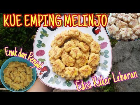 Resep Cara Membuat Kue Emping Melinjo  Kue Kering Emping 