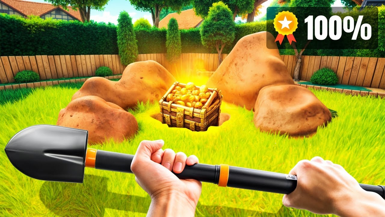 Έκανα 100% στο παιχνίδι που σκάβεις μια τρύπα...