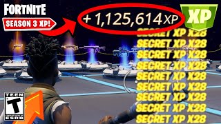 INSANE Fortnite *SEASON 3 CHAPTER 4* AFK XP GLITCH In Chapter 4! (OVER 1MIL XP)