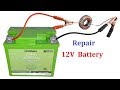 How to Repair or Restore any 12V Battery ( UPS Battery or Car Battery ) - Reuse Dead Battery