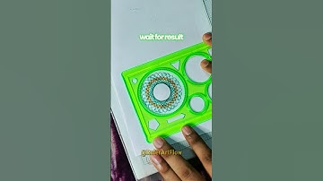 Green & Pink Aesthetic! ✨ #shorts #satisfying #art #spirograph