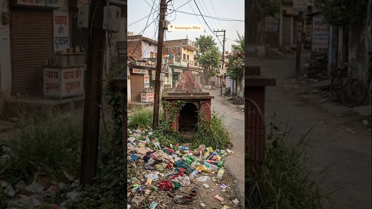 Day 39/100 of Cleaning Hidden Temple. #travel #beforeafter #spiritualindia #mysteriousplaces #love