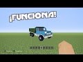 ¡COMO HACER UN AUTO QUE FUNCIONA! Minecraft Consolas