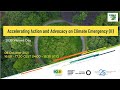 Accelerating action and advocacy on climate emergency ii  daring cities 2021 48 october 2021