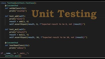 Unit Testing in Python