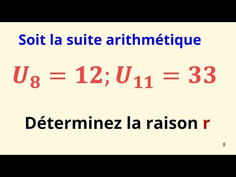 Suite arithmétique 
