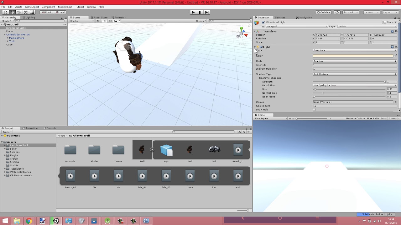 FPS con Animator VR 16 10 17 - YouTube