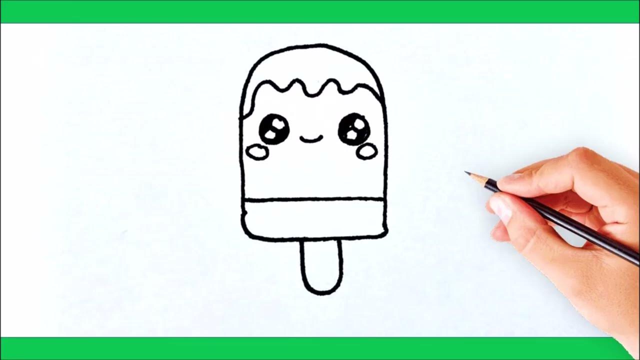 Come disegnare un simpatico ghiacciolo - YouTube