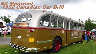 7 30 22 AMAZING 1952 CANADIAN CAR BRILL EX MONTREAL TRANSIT BUS